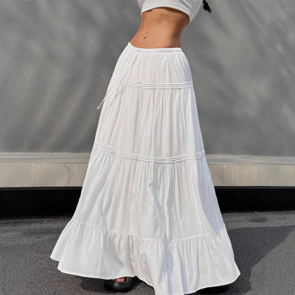 Gentle low-waisted skirt