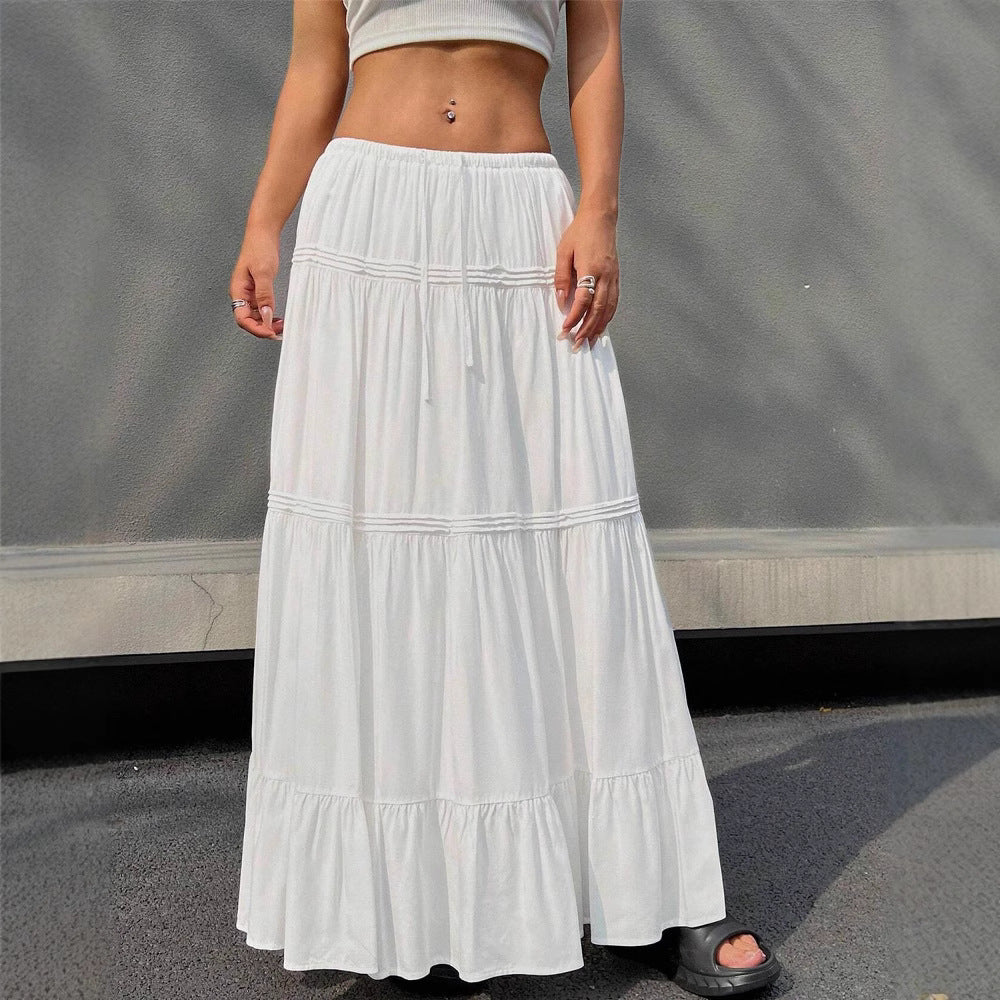 Gentle low-waisted skirt