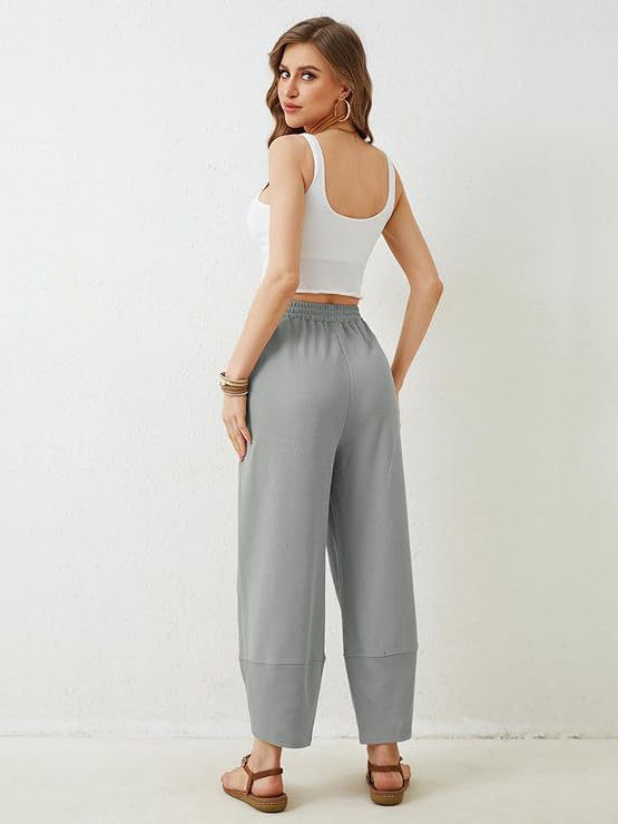 Summer loose cropped pants
