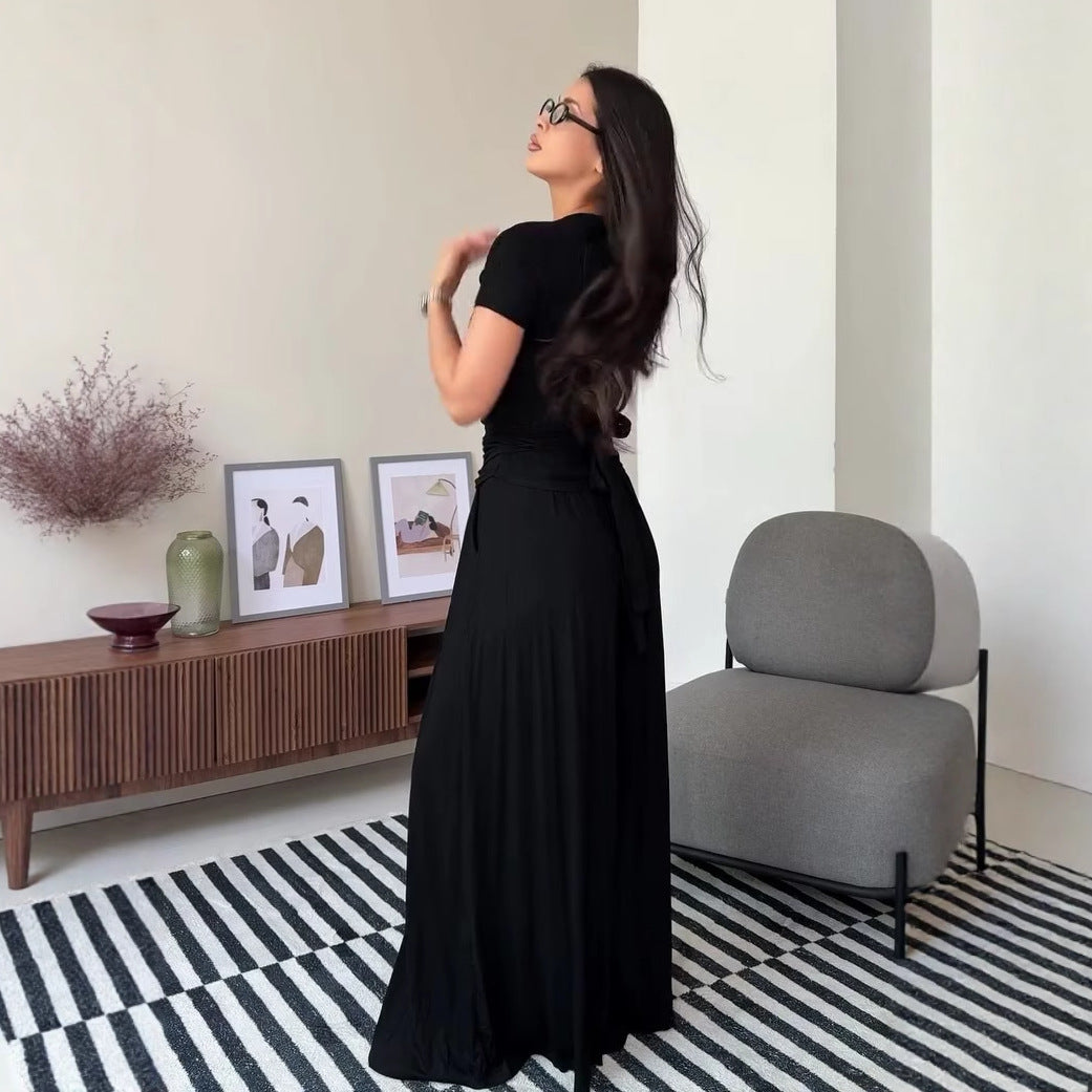 Elegant V-neck Comfortable Casual Two-Piece Set