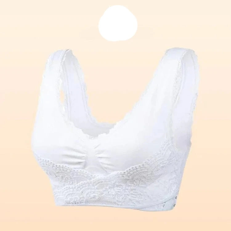 Comfy Corset Bra Front Cross Side Buckle Lace Bras