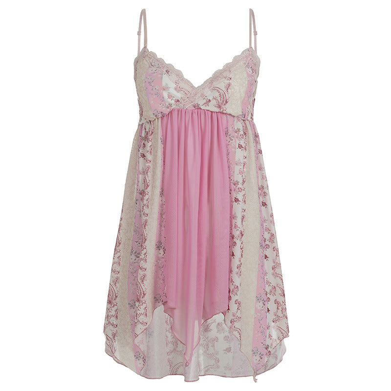 Lace openwork pattern camisole top