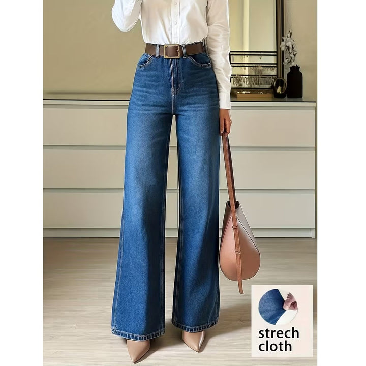 Straight Leg Stretch Fashion Jeans