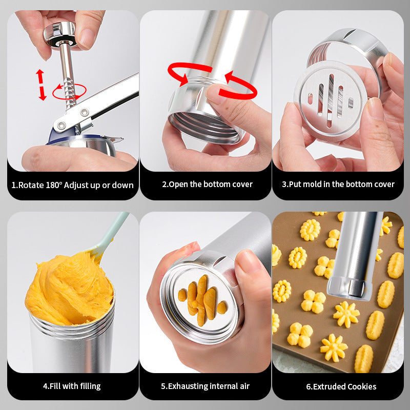 🔥 Upgraded Aluminum Cookie Machine Kit