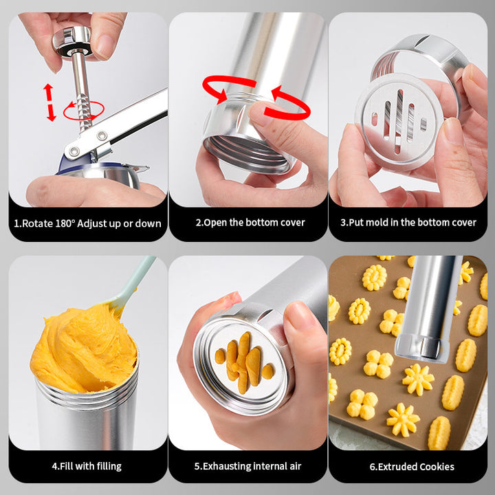 🔥 Upgraded Aluminum Cookie Machine Kit
