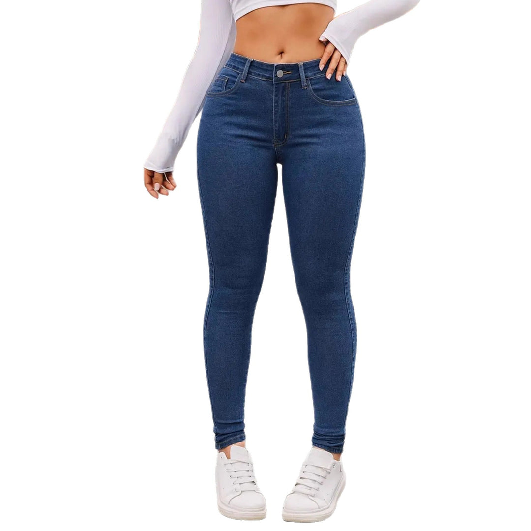 Skinny stretch cropped jeans