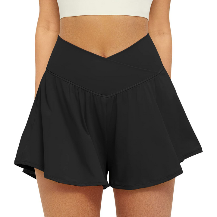 V-waist breathable quick-drying athletic shorts