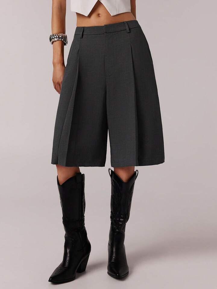 High-waisted Loose-fitting Casual Shorts
