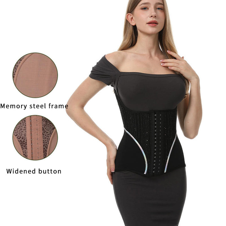 Abdominal support breathable mesh waist trainer