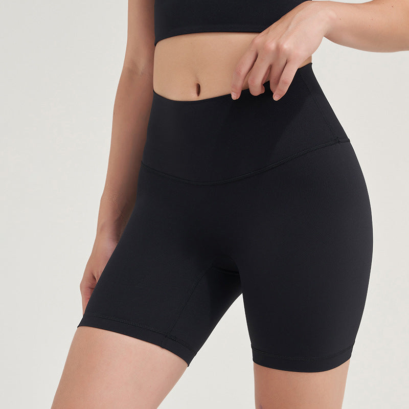 High Waisted Hip Lifting Exercise Yoga Shorts