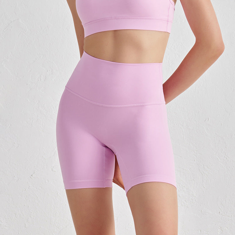 High Waisted Hip Lifting Exercise Yoga Shorts