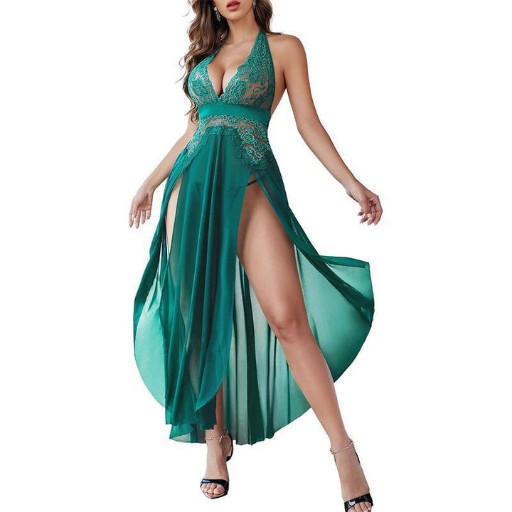 See-through slip dress