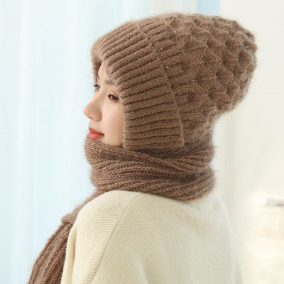 🎄EARLY CHRISTMAS SALE  -Winter Versatile Knitted Hooded Scarf for Women