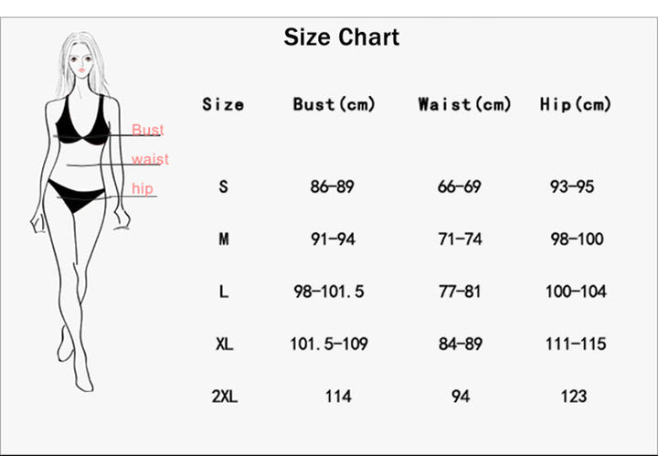 New Women's Printed Two-Piece Swimsuit