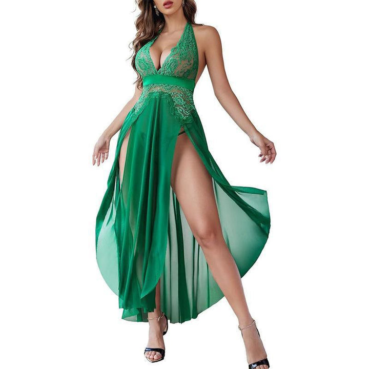 See-through slip dress