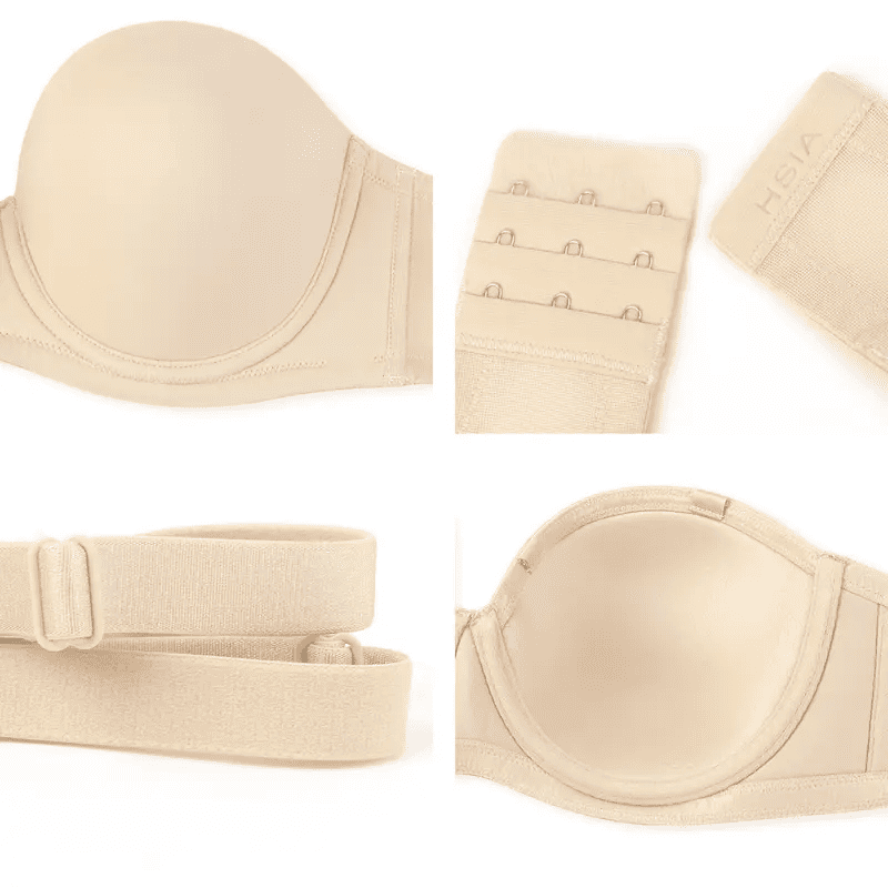 Classic, comfortable, lightweight strapless bra