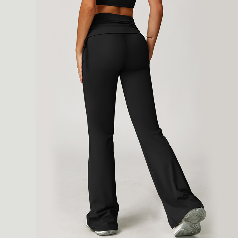 Flared Yoga Wide-Leg Pants