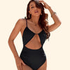 Cut-Out Tummy Control One Piece Swimsuit
