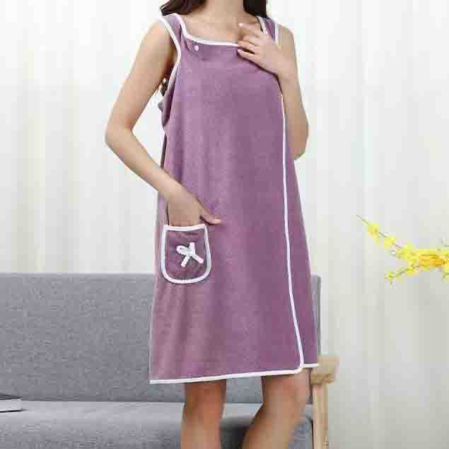 Coral Fleece Bath Dress