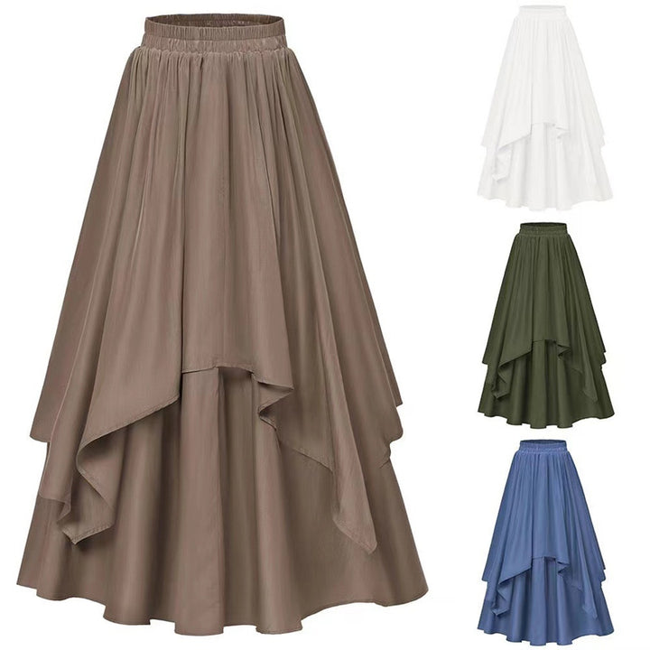 Retro ruffle skirt