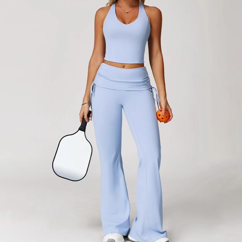 Flared Yoga Wide-Leg Pants