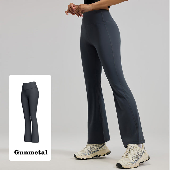High-Waisted, Hip-Lifting, Slightly Flared Yoga Pants