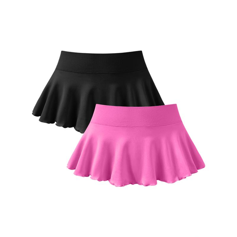 Pleated mini skirt