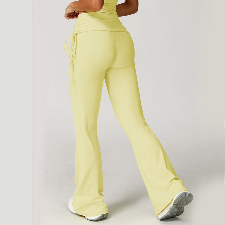 Flared Yoga Wide-Leg Pants