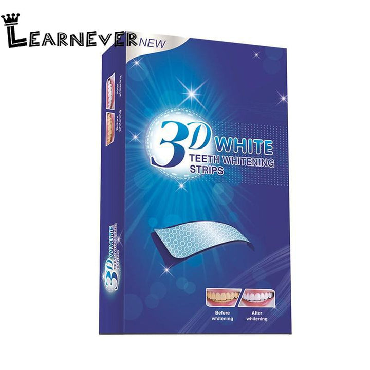 3D WHITE GEL TEETH WHITENING STRIPS