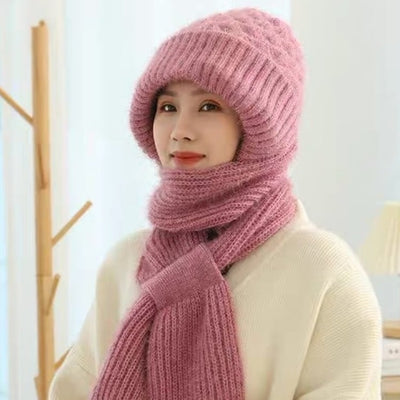 🎄EARLY CHRISTMAS SALE  -Winter Versatile Knitted Hooded Scarf for Women