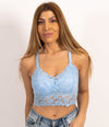 Lace Cutout Crossover Back