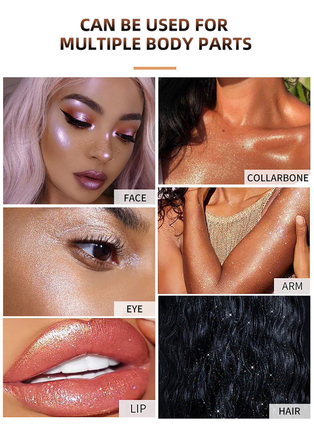 Glittering Highlighter Powder - Body Glitter