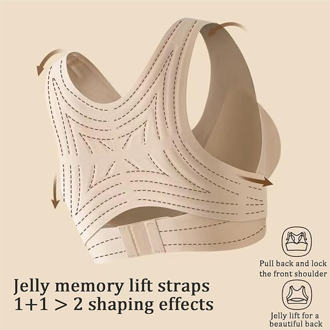 Anti-sagging, comfortable, and corrective bra