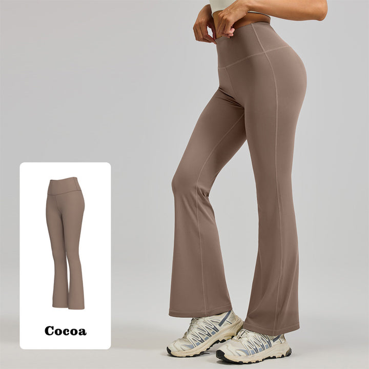 High-Waisted, Hip-Lifting, Slightly Flared Yoga Pants