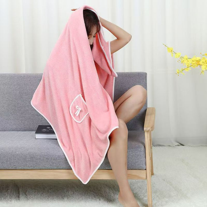 Coral Fleece Bath Dress