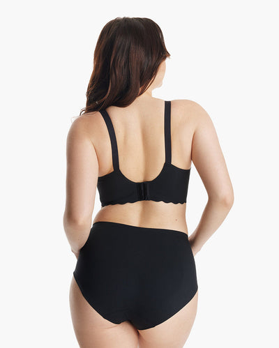 Seamless Floral Gathering Bra