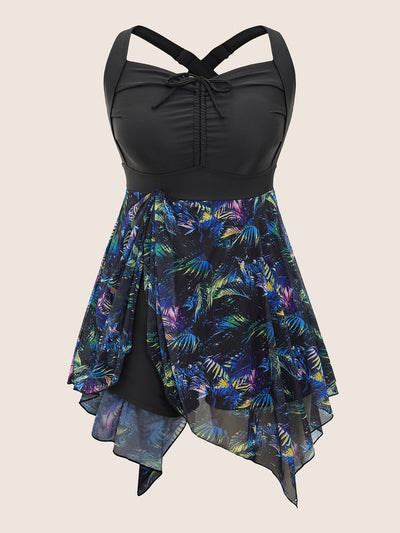 Printed One-piece Swimsuit