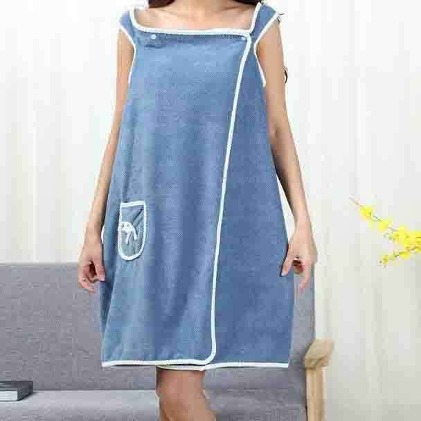 Coral Fleece Bath Dress