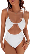 Cut-Out Tummy Control One Piece Swimsuit