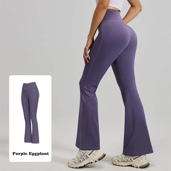 High-Waisted, Hip-Lifting, Slightly Flared Yoga Pants