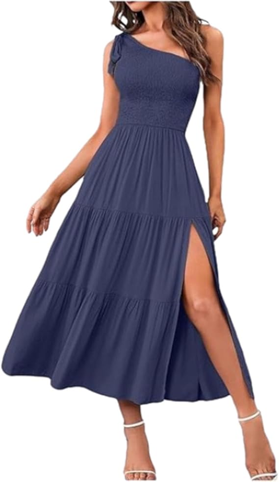 Strapless Sleeveless Split Dress
