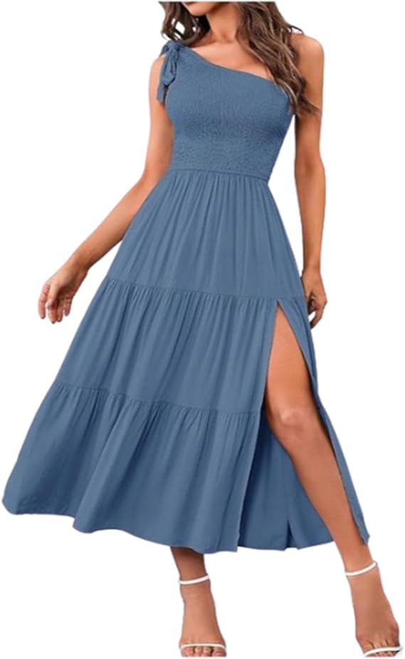 Strapless Sleeveless Split Dress