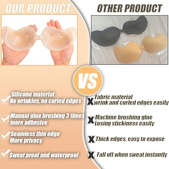 Silicone Ultra-thin Invisible Waterproof Breast Patch