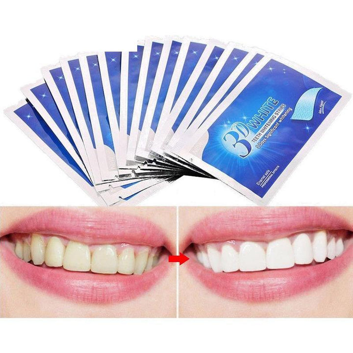 3D WHITE GEL TEETH WHITENING STRIPS
