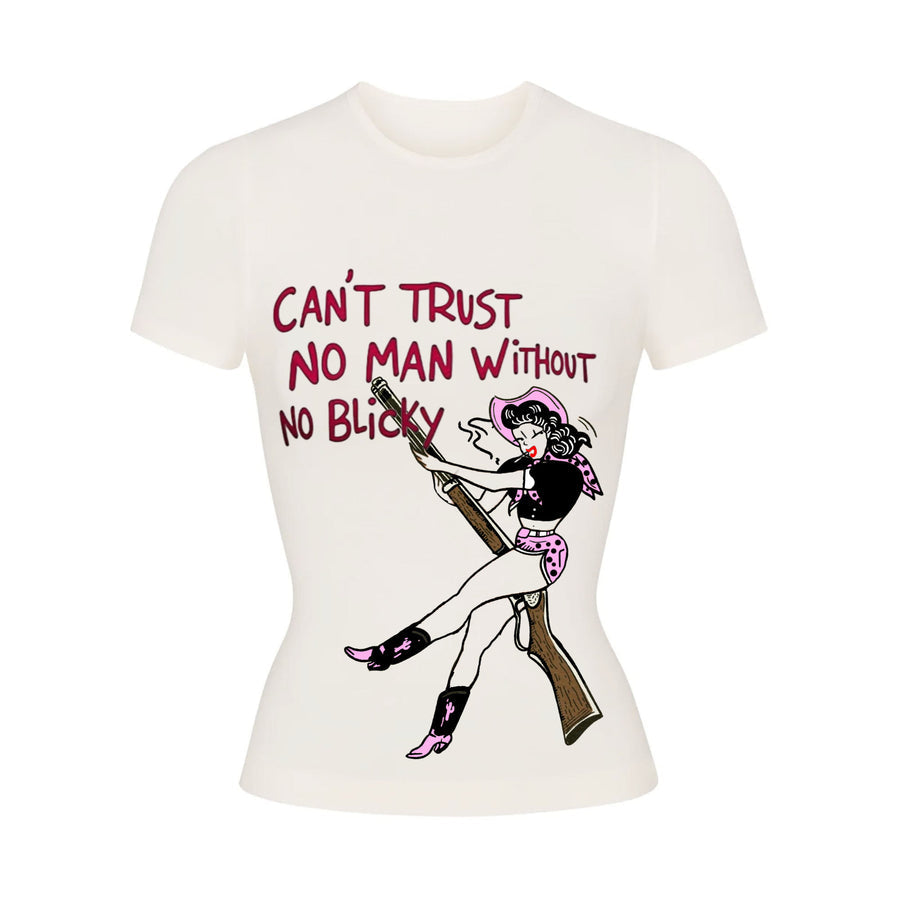 Summer Slim Neckline Fashion T-Shirt