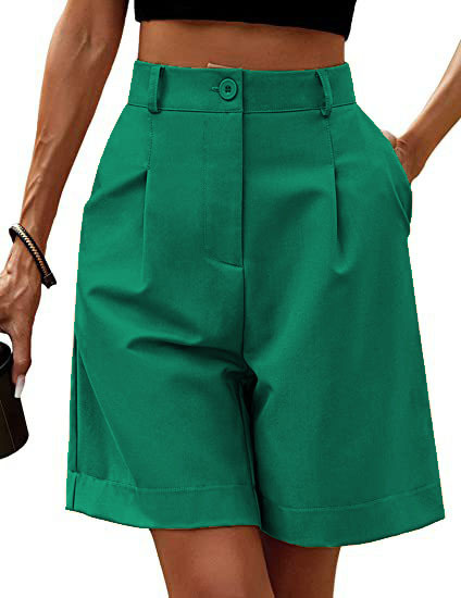 High-waisted Loose-fitting Casual Shorts