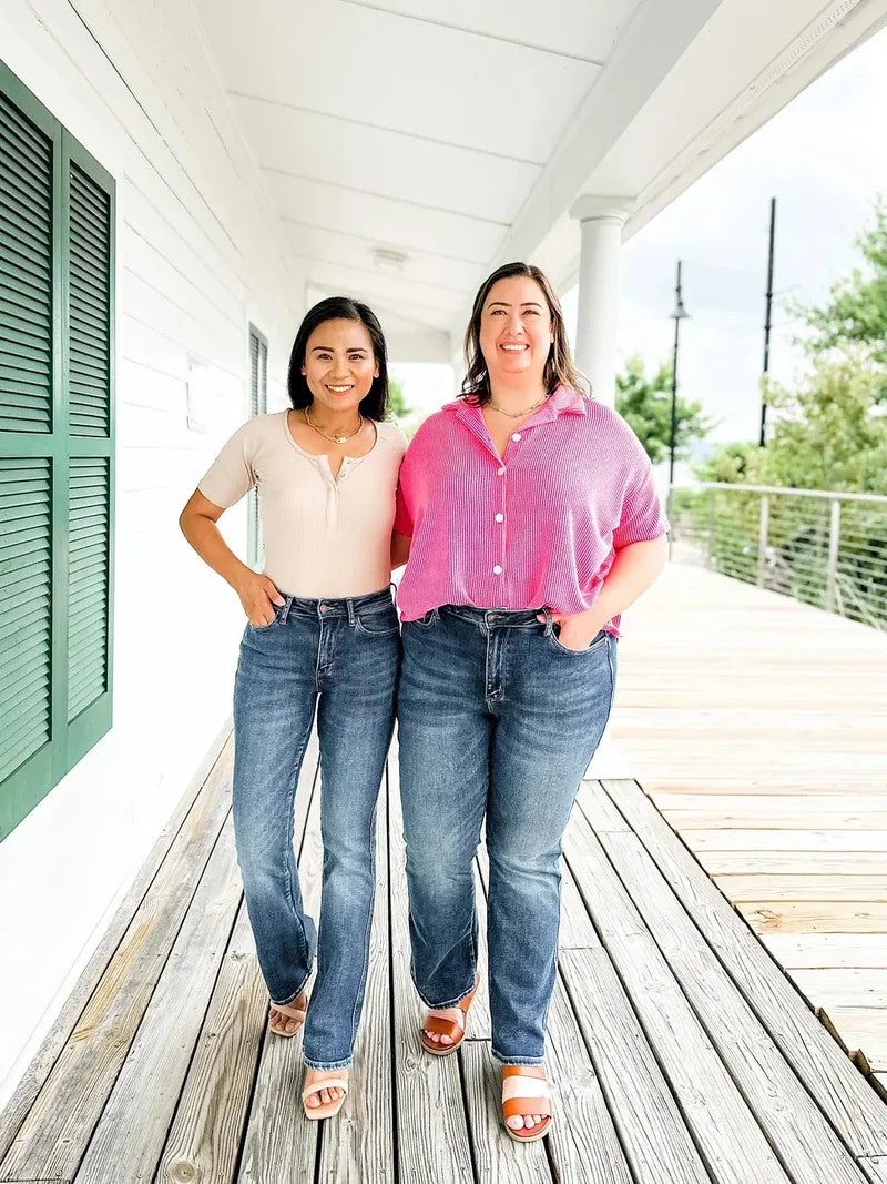 Tummy Control Bootcut Jeans