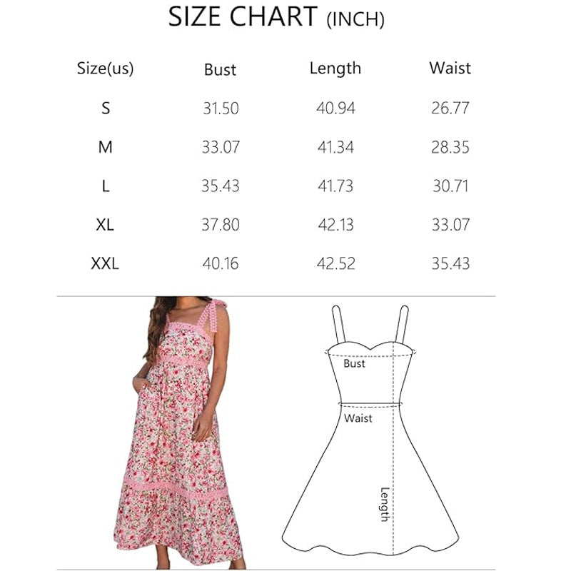 Pink floral lace maxi dress