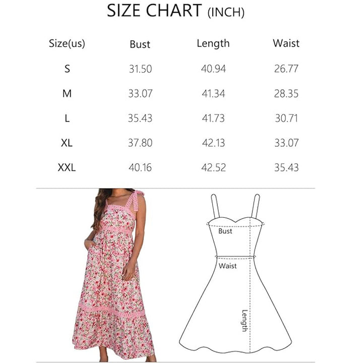 Pink floral lace maxi dress