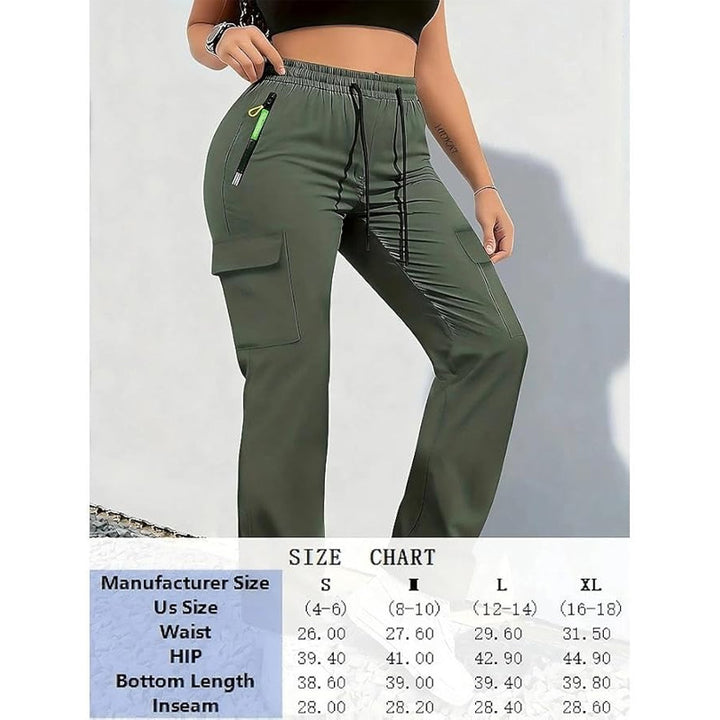 Workwear Style Drawstring Casual Pants